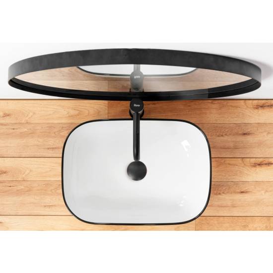Rea Marbel umywalka 46,5 cm nablatowa REA-U8603