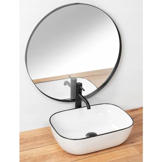 Rea Marbel umywalka 46,5 cm nablatowa REA-U8603