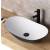 Rea Royal Black Mat White umywalka 62 cm nablatowa  REA-U6600